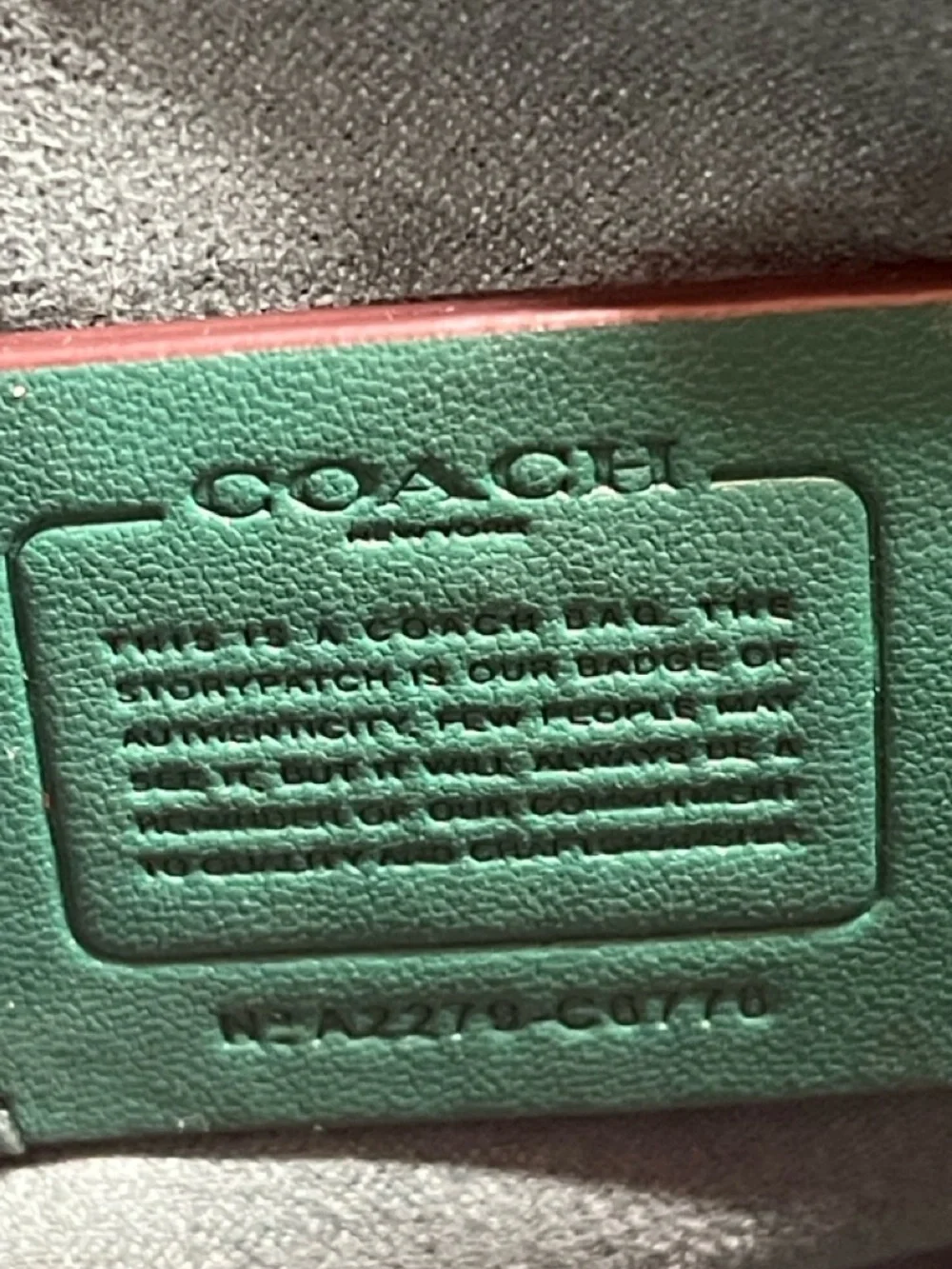 Coach Mini Pepper Crossbody Bag EUC - Picture 9 of 14